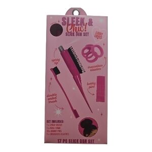 New Libby Loves In Box Sleek & Chic Slick Bun 17 Piece Set